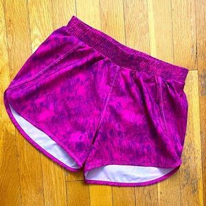 Girls All In Motion Size 14 Running Shorts Hot Pink